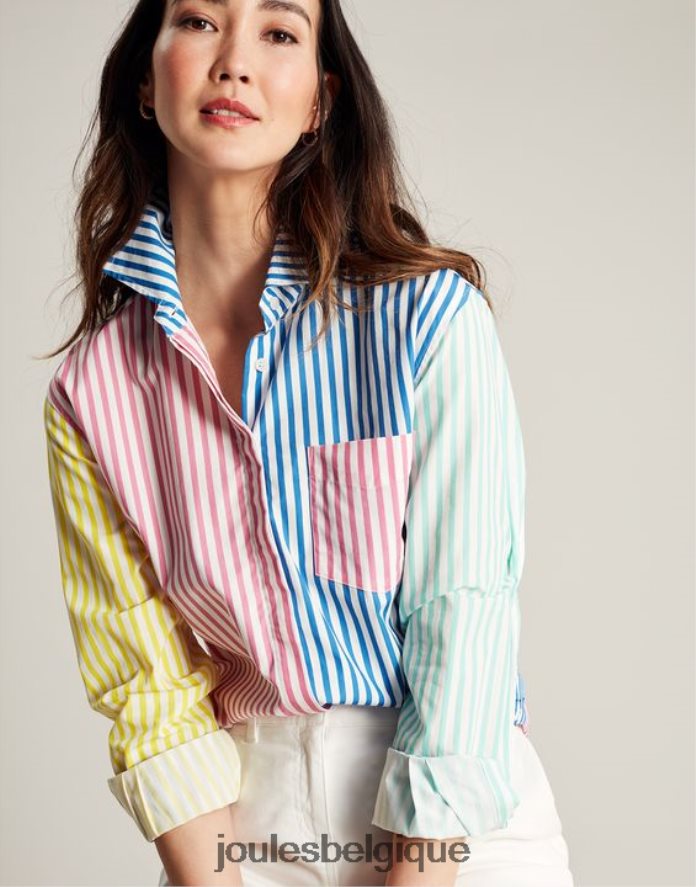 bande de hotch potch amilla - chemise à épaules tombantes femmes vêtements Joules ND0H6T63
