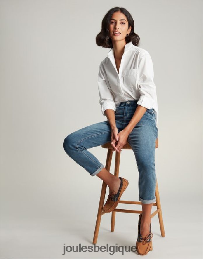 crème amilla - chemise à épaules tombantes femmes vêtements Joules ND0H6T9