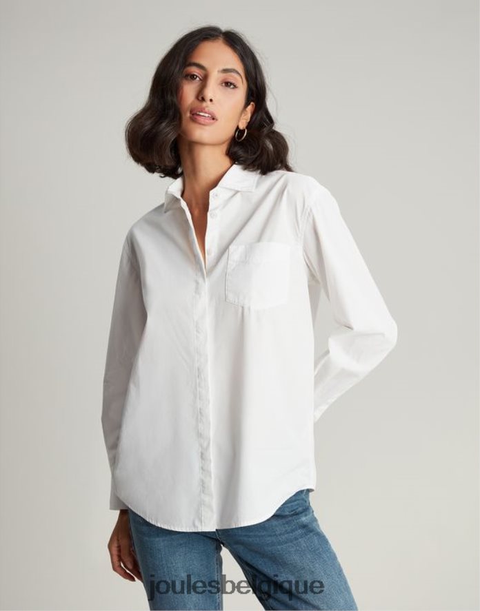 crème amilla - chemise à épaules tombantes femmes vêtements Joules ND0H6T9