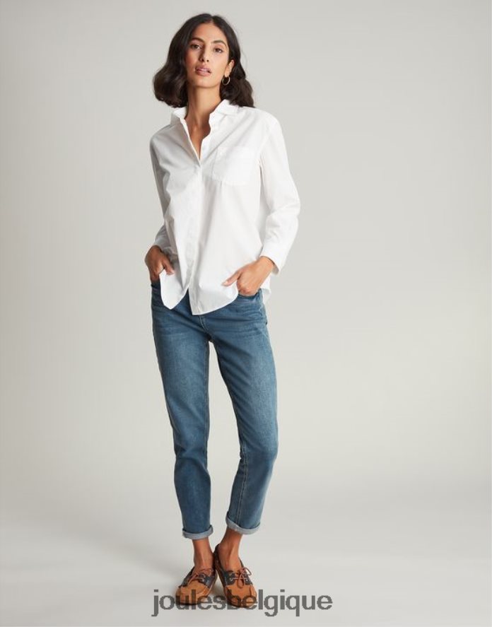 crème amilla - chemise à épaules tombantes femmes vêtements Joules ND0H6T9