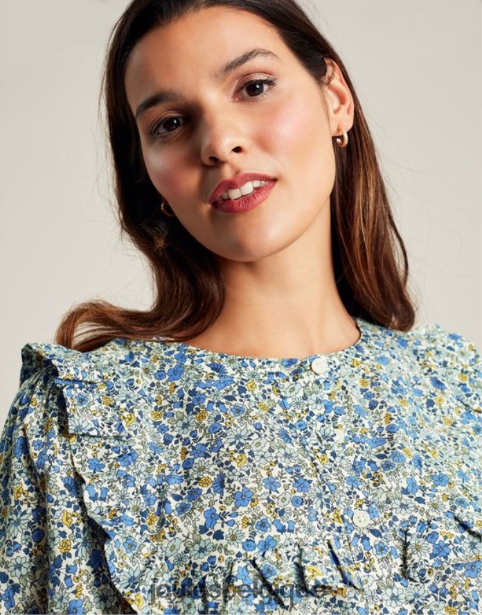 ditsy chemisier boutonné clarabelle femmes vêtements Joules ND0H6T99