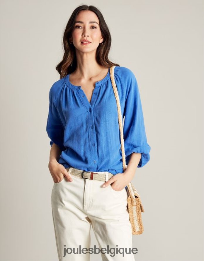 etnblu chemisier boutonné calais femmes vêtements Joules ND0H6T121
