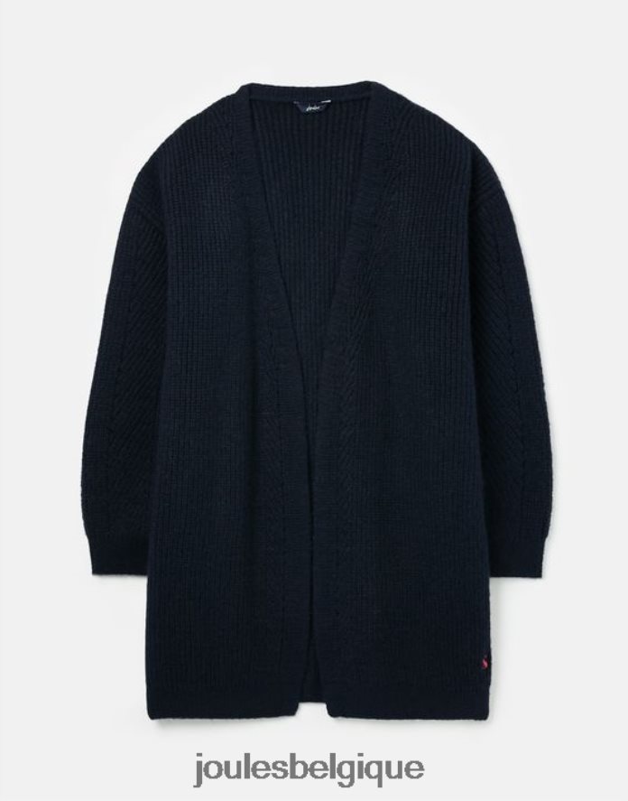 gemme bleue cardigan long caroline femmes vêtements Joules ND0H6T139