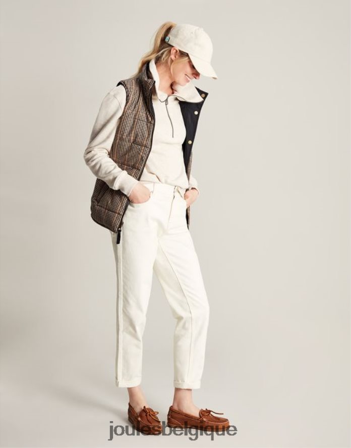 noir gilet réversible atwell à courtepointe en diamant femmes vêtements Joules ND0H6T50