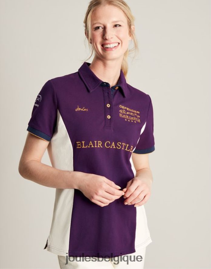 baie violette polo blair femmes vêtements Joules ND0H6T127