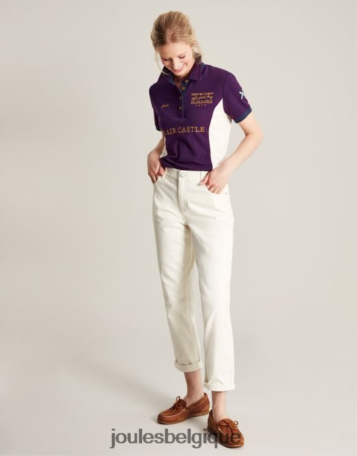 baie violette polo blair femmes vêtements Joules ND0H6T127