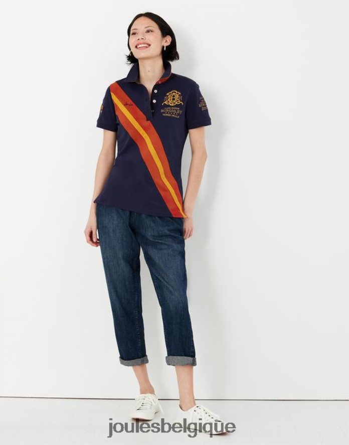 marine française polo burghley 2022 femmes vêtements Joules ND0H6T135