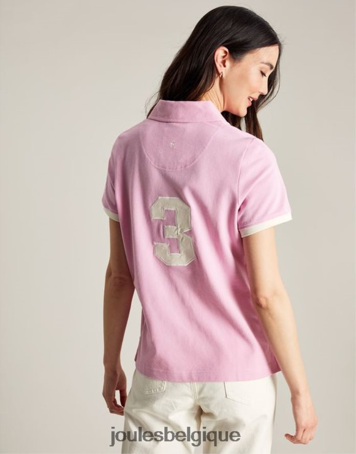 rose clair polo beaufort femmes vêtements Joules ND0H6T72