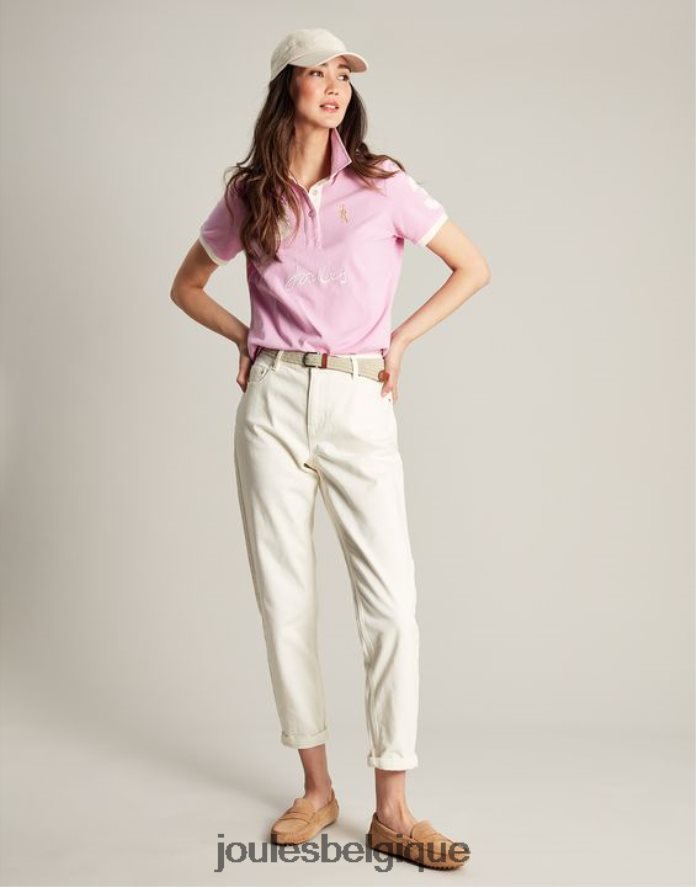 rose clair polo beaufort femmes vêtements Joules ND0H6T72