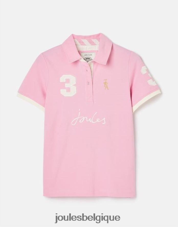 rose clair polo beaufort femmes vêtements Joules ND0H6T72
