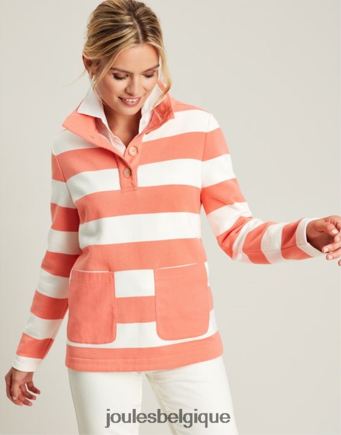 bande rose sweat-shirt serena femmes vêtements Joules ND0H6T25