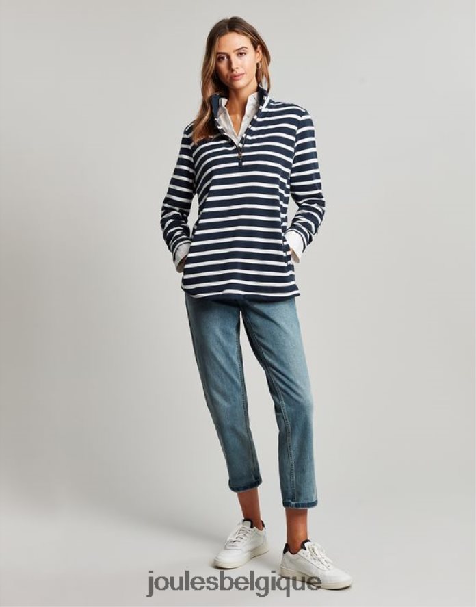 rayure crème marine sweat à rayures femmes vêtements Joules ND0H6T27