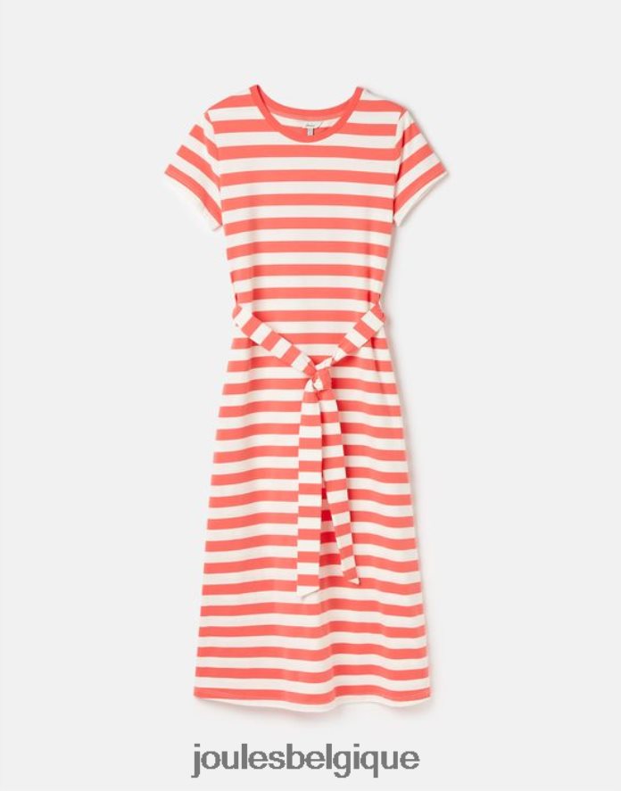 bande rose robe longue en jersey paloma femmes vêtements Joules ND0H6T55