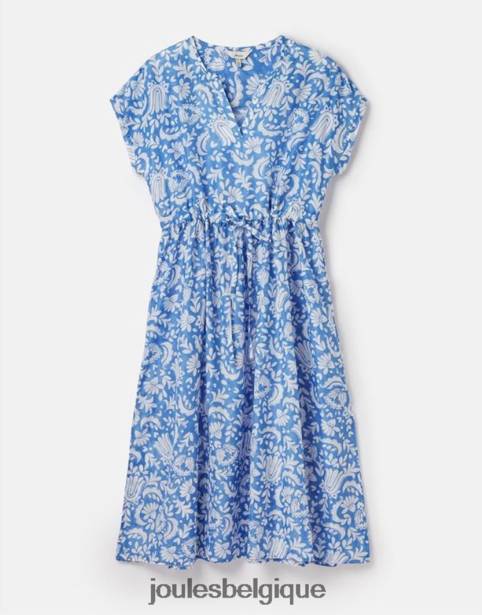 bleu fleuri robe de plage brooke femmes vêtements Joules ND0H6T4