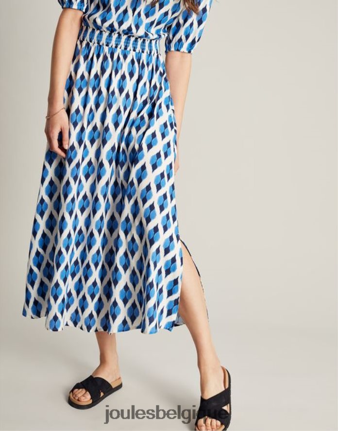 ikat bleu robe rochelle femmes vêtements Joules ND0H6T48