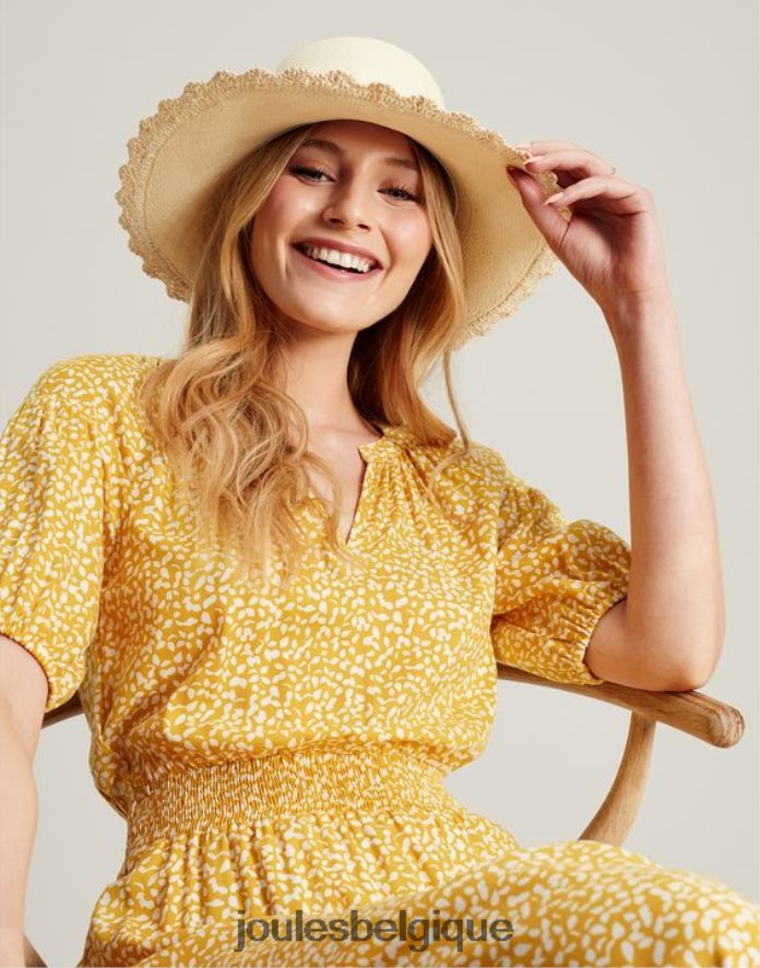 tache jaune robe rochelle femmes vêtements Joules ND0H6T43