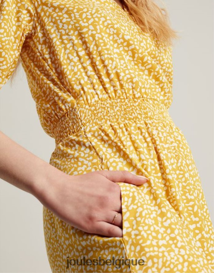 tache jaune robe rochelle femmes vêtements Joules ND0H6T43