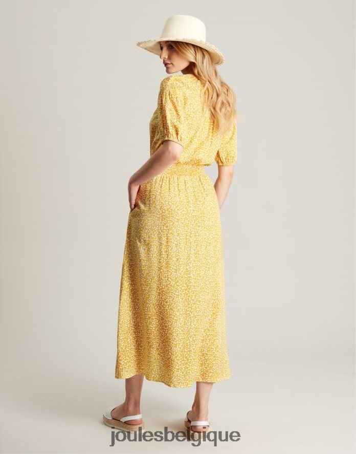 tache jaune robe rochelle femmes vêtements Joules ND0H6T43
