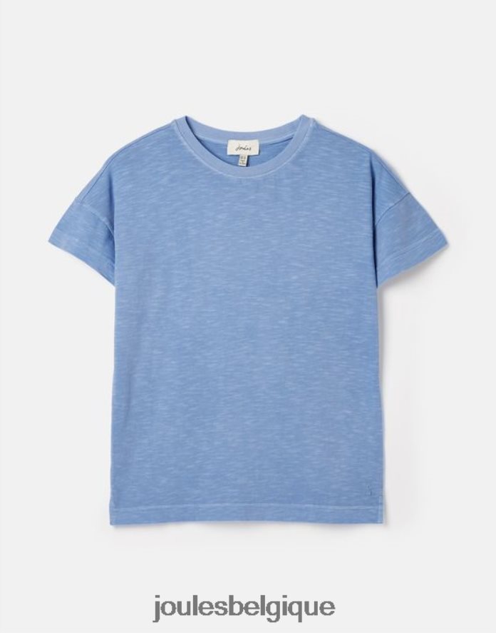 bleu t-shirt à manches courtes Macey femmes vêtements Joules ND0H6T81