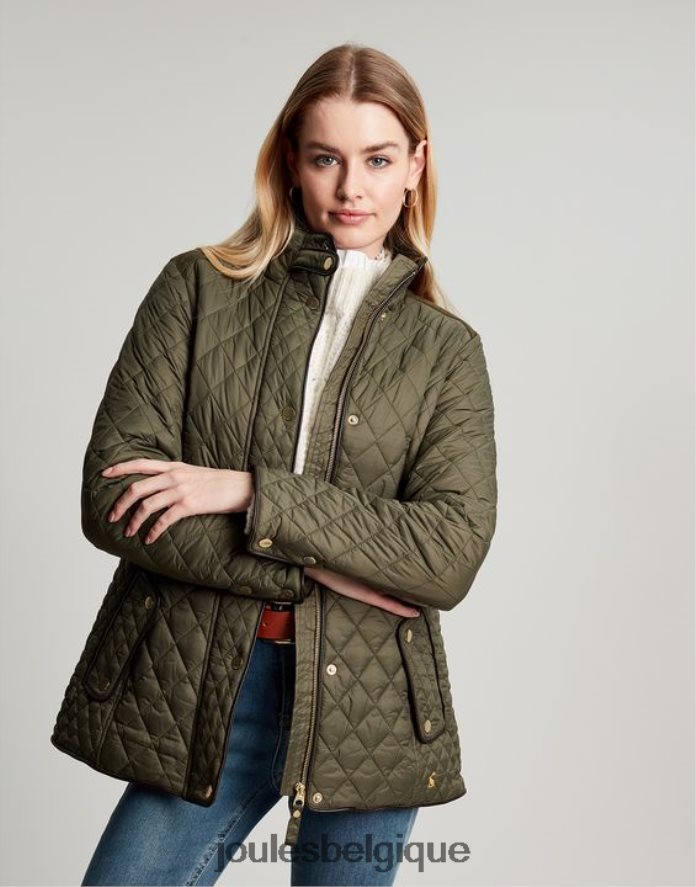 feuille de vigne veste matelassée newdale femmes vêtements Joules ND0H6T52