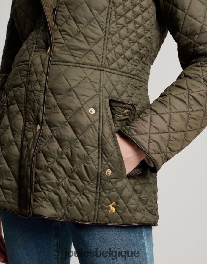 feuille de vigne veste matelassée newdale femmes vêtements Joules ND0H6T52