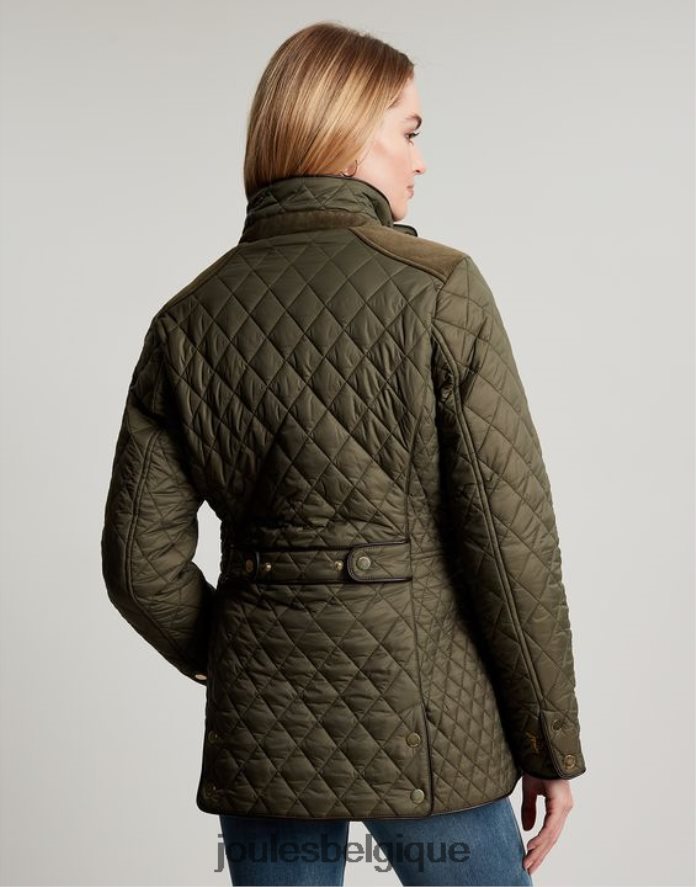 feuille de vigne veste matelassée newdale femmes vêtements Joules ND0H6T52