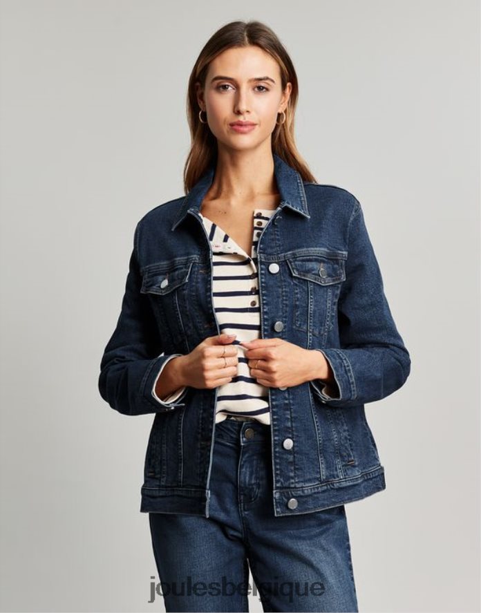 indigo veste en jean décontractée arkley femmes vêtements Joules ND0H6T57