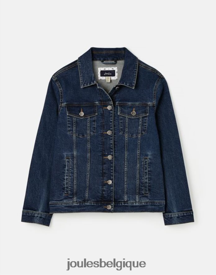 indigo veste en jean décontractée arkley femmes vêtements Joules ND0H6T57