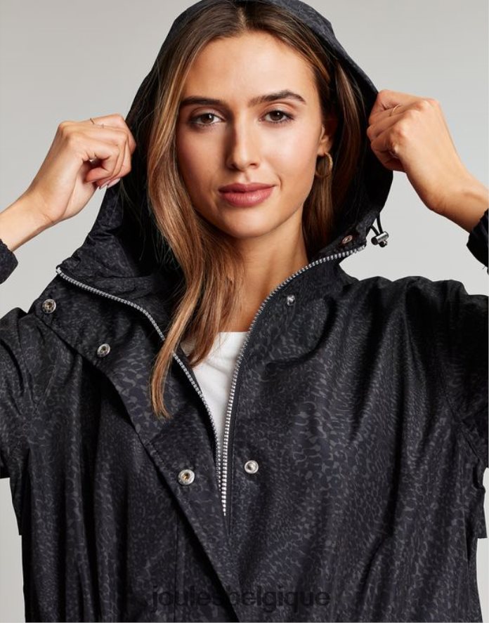 léopard ondulé veste compressible imperméable tenby femmes vêtements Joules ND0H6T14
