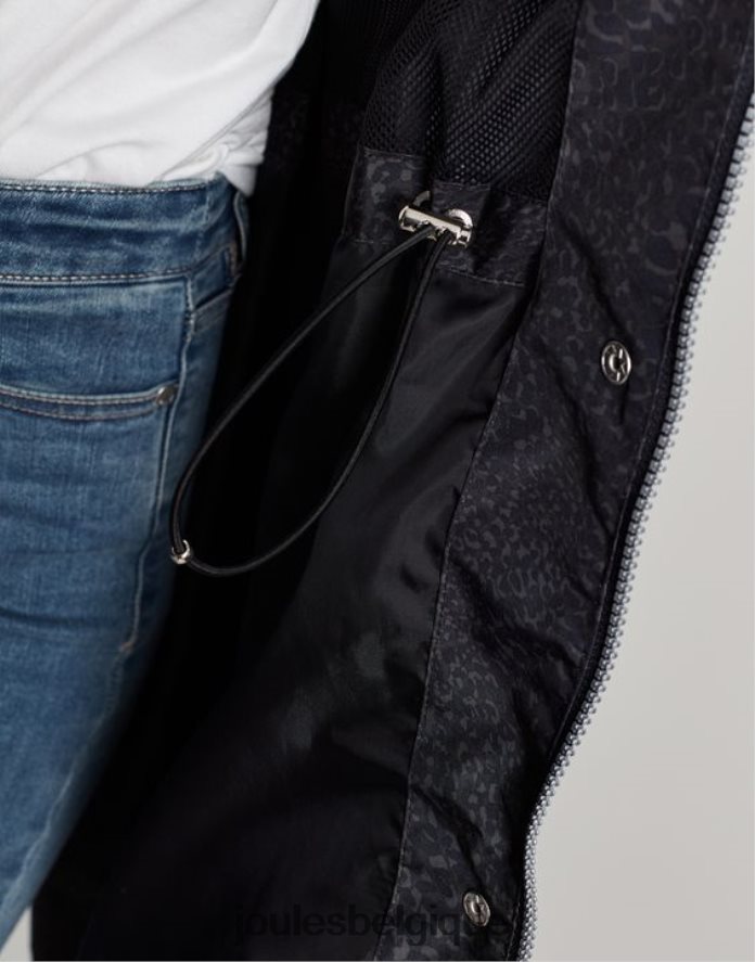 léopard ondulé veste compressible imperméable tenby femmes vêtements Joules ND0H6T14