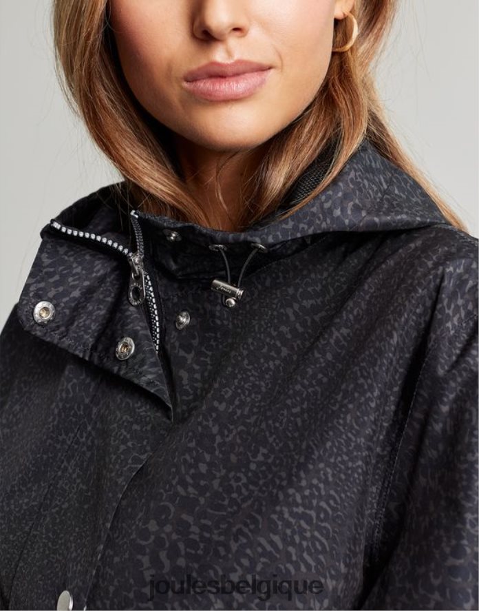 léopard ondulé veste compressible imperméable tenby femmes vêtements Joules ND0H6T14