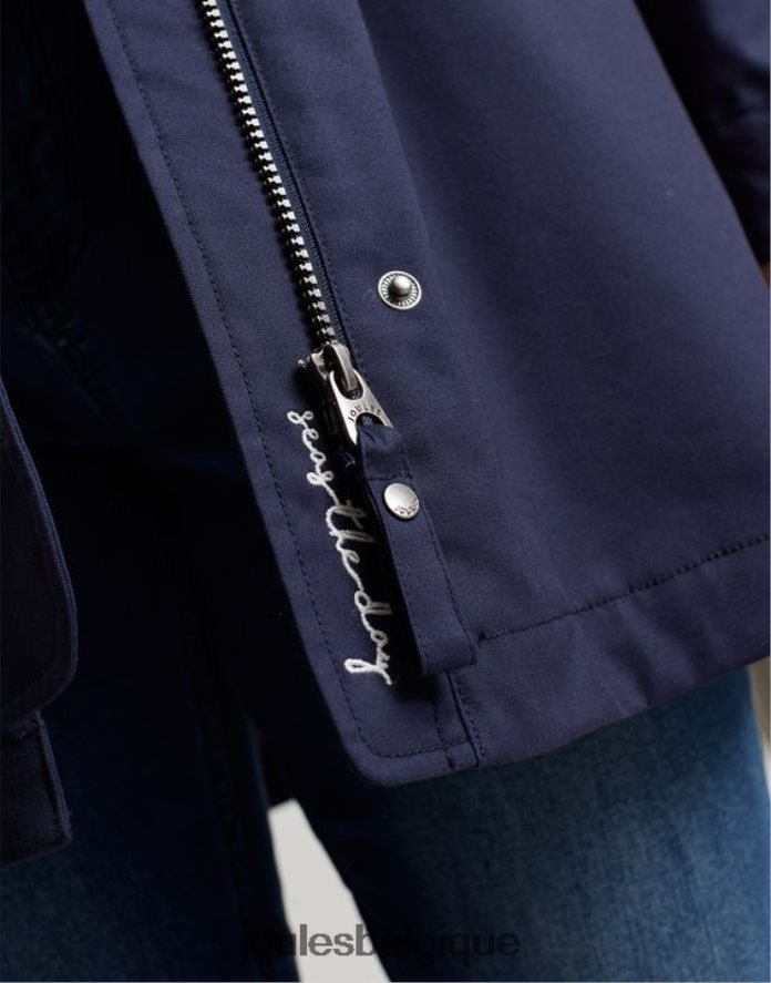 marine française imperméable matelassé femmes vêtements Joules ND0H6T8