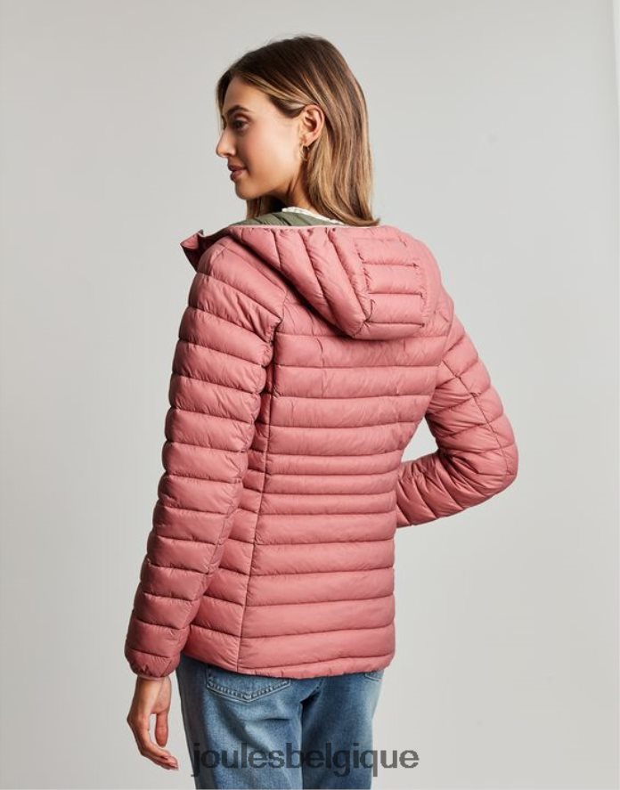 rose manteau matelassé pliable bowland femmes vêtements Joules ND0H6T44