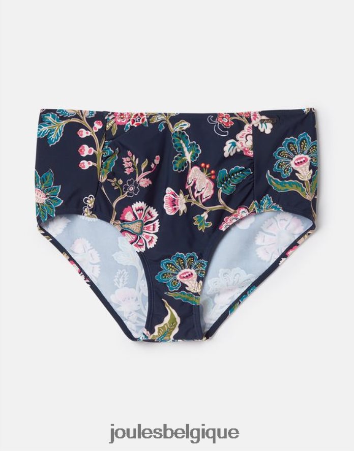 bleu marine fleuri bas de bikini jasmin femmes vêtements Joules ND0H6T137