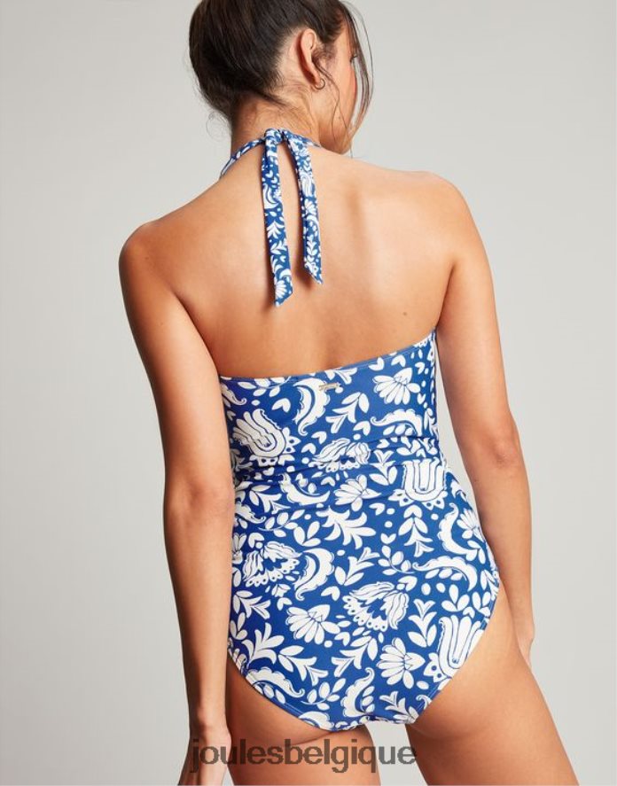 mosaïque bleue maillot de bain jasmin femmes vêtements Joules ND0H6T104