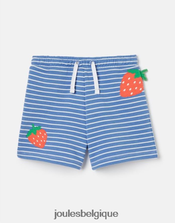 fraise à rayures bleues short de survêtement fantaisie hamden 2-8 ans filles vêtements Joules ND0H6T298