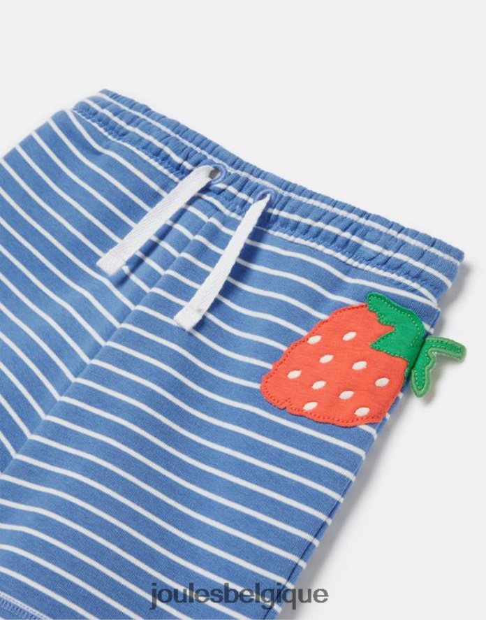 fraise à rayures bleues short de survêtement fantaisie hamden 2-8 ans filles vêtements Joules ND0H6T298
