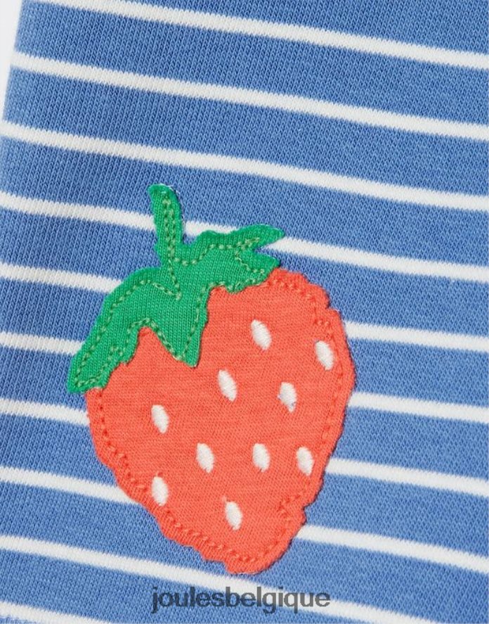 fraise à rayures bleues short de survêtement fantaisie hamden 2-8 ans filles vêtements Joules ND0H6T298