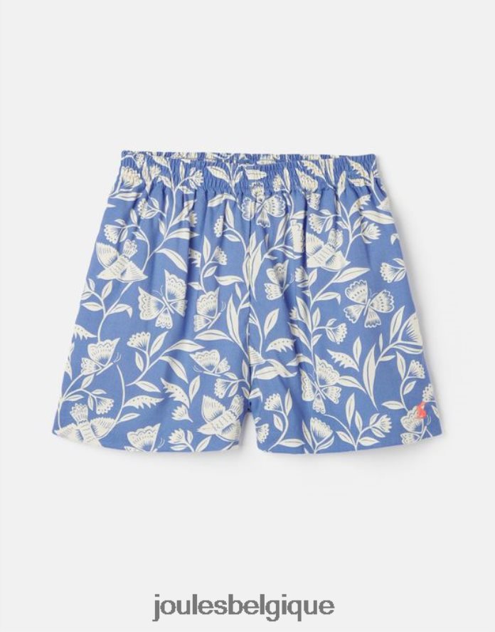 papillon bleu short imprimé tissé hettie 5-12 ans filles vêtements Joules ND0H6T268