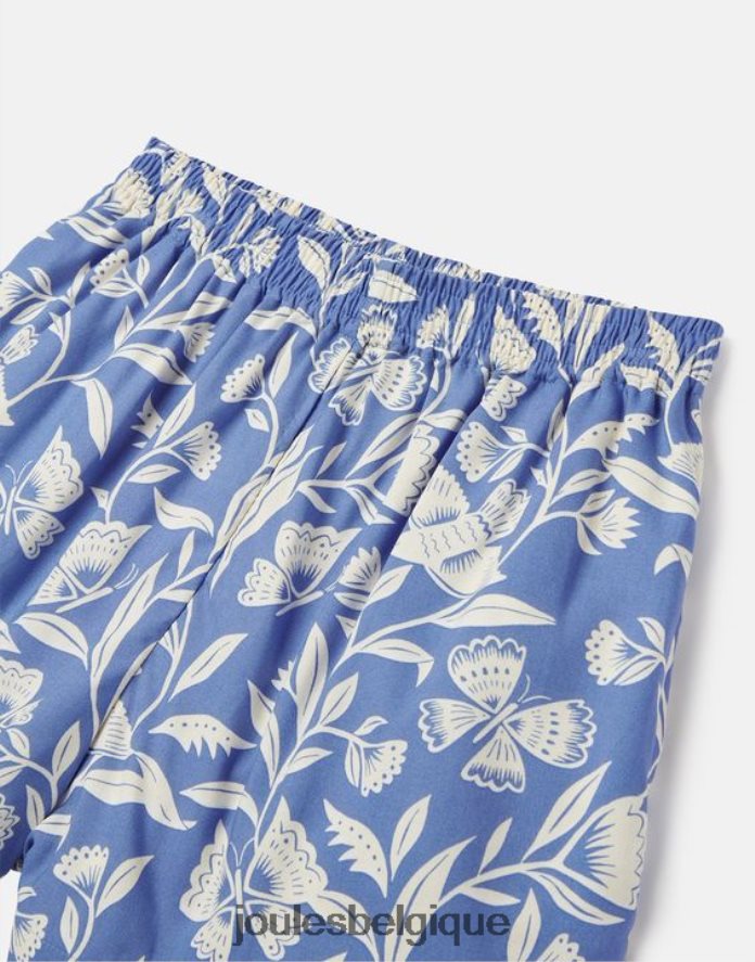 papillon bleu short imprimé tissé hettie 5-12 ans filles vêtements Joules ND0H6T268