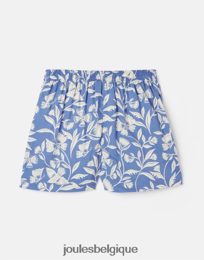 papillon bleu short imprimé tissé hettie 5-12 ans filles vêtements Joules ND0H6T268