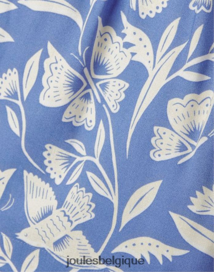 papillon bleu short imprimé tissé hettie 5-12 ans filles vêtements Joules ND0H6T268