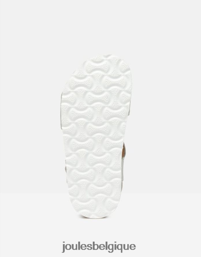argent sandales à barre en T Scarlett filles chaussure Joules ND0H6T333