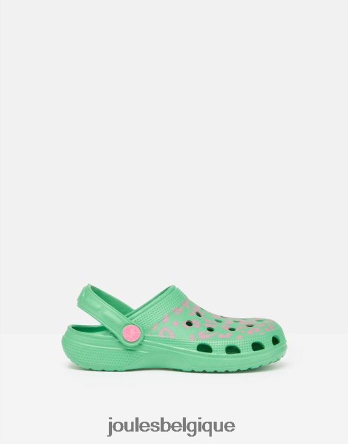 léopard rose vert sabots poole à enfiler filles chaussure Joules ND0H6T325