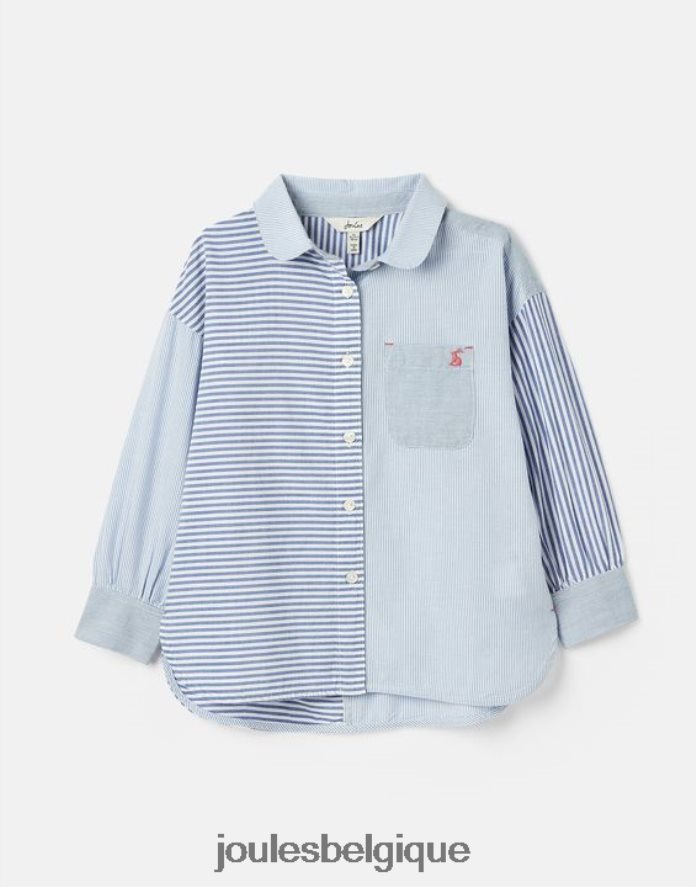 bande bleue chemise tissée fenella 5-12 ans filles vêtements Joules ND0H6T323