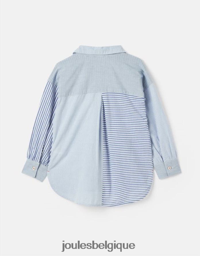 bande bleue chemise tissée fenella 5-12 ans filles vêtements Joules ND0H6T323