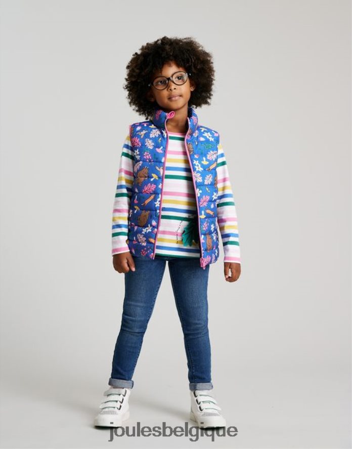 bleu gruffalo flip it gilet réversible 1-6 ans filles vêtements Joules ND0H6T260
