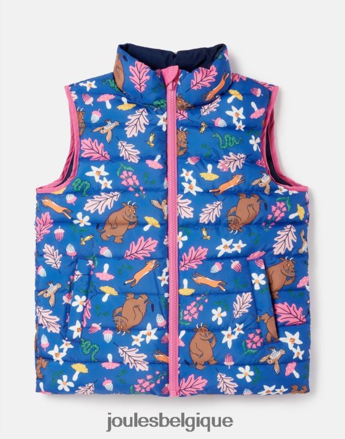 bleu gruffalo flip it gilet réversible 1-6 ans filles vêtements Joules ND0H6T260