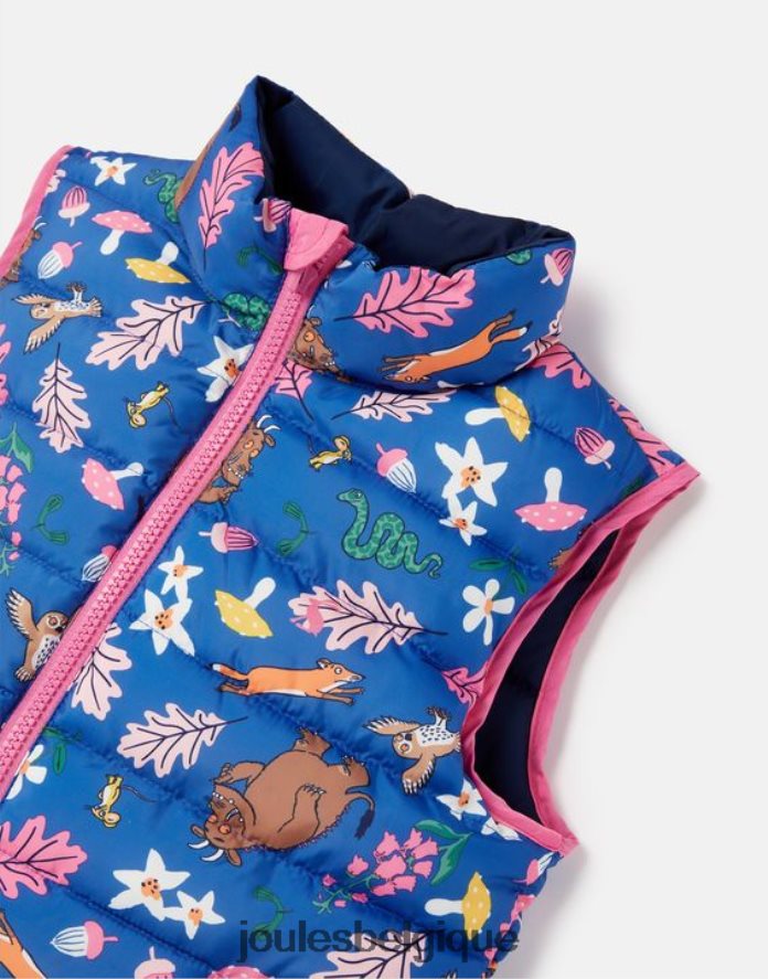 bleu gruffalo flip it gilet réversible 1-6 ans filles vêtements Joules ND0H6T260
