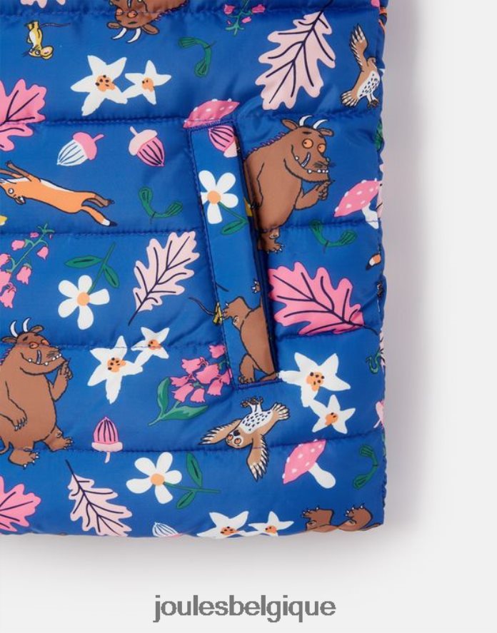 bleu gruffalo flip it gilet réversible 1-6 ans filles vêtements Joules ND0H6T260